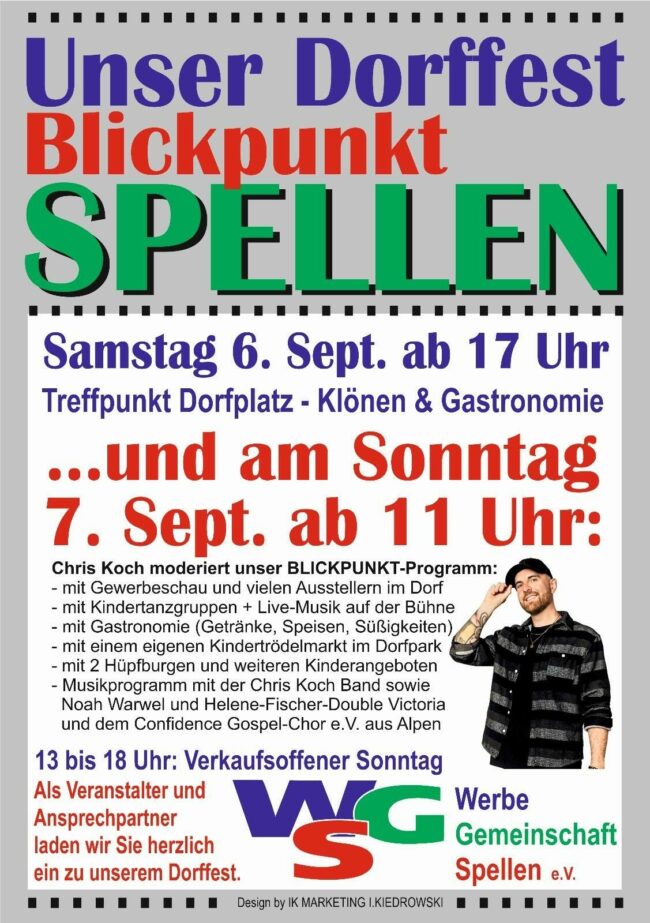 Plakat Blickpunkt Spellen 2025