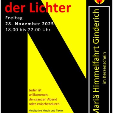 Plakat mit Programm